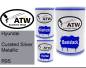 Preview: Hyundai, Curated Silver Metallic, R9S: 500ml Lackdose + 500ml Klarlack + 250ml Härter - Set, von ATW Autoteile West.
